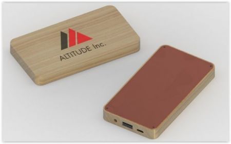 Bamboo powerbank 